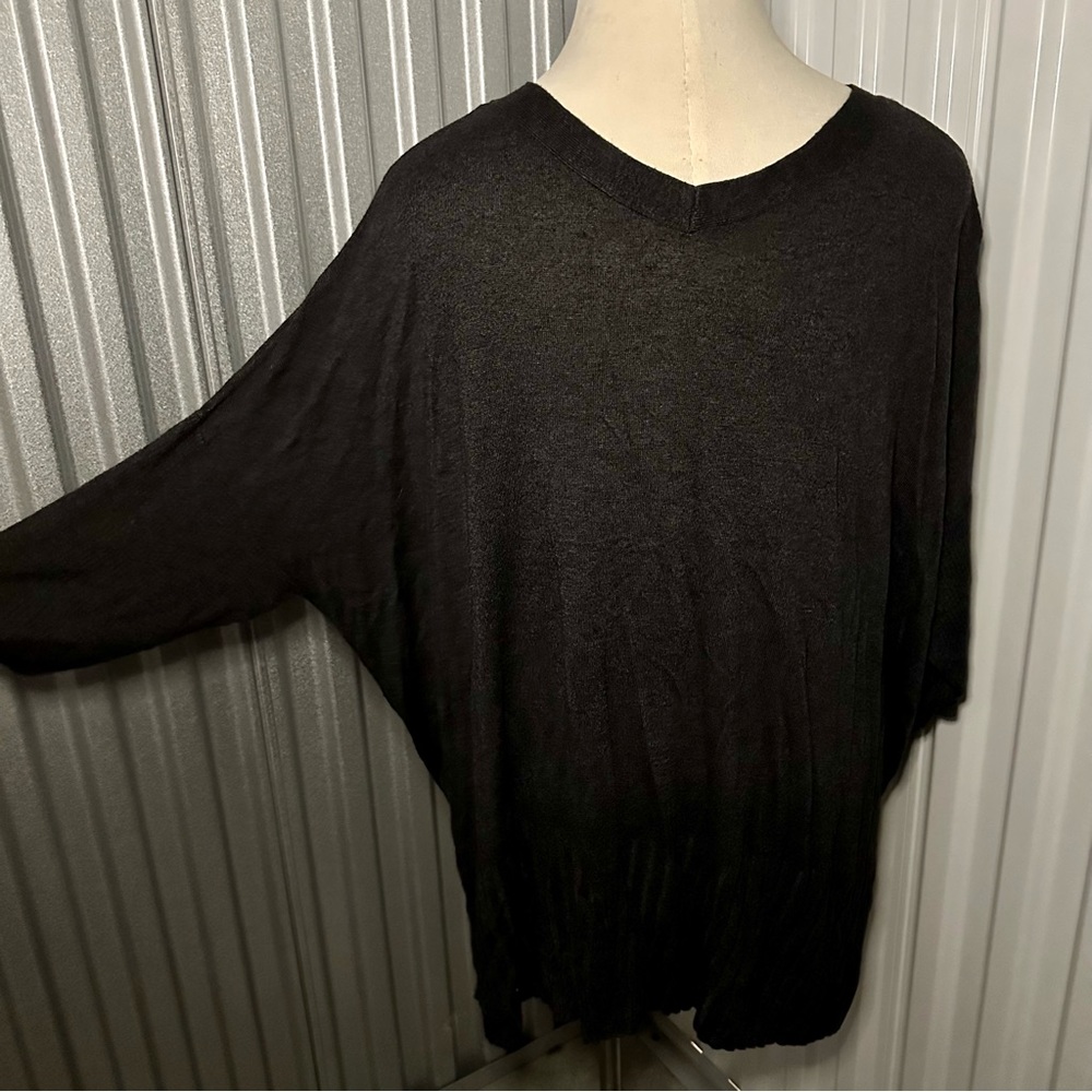 Evri Dolman Sleeve Charcoal Grey Sweater size 2x